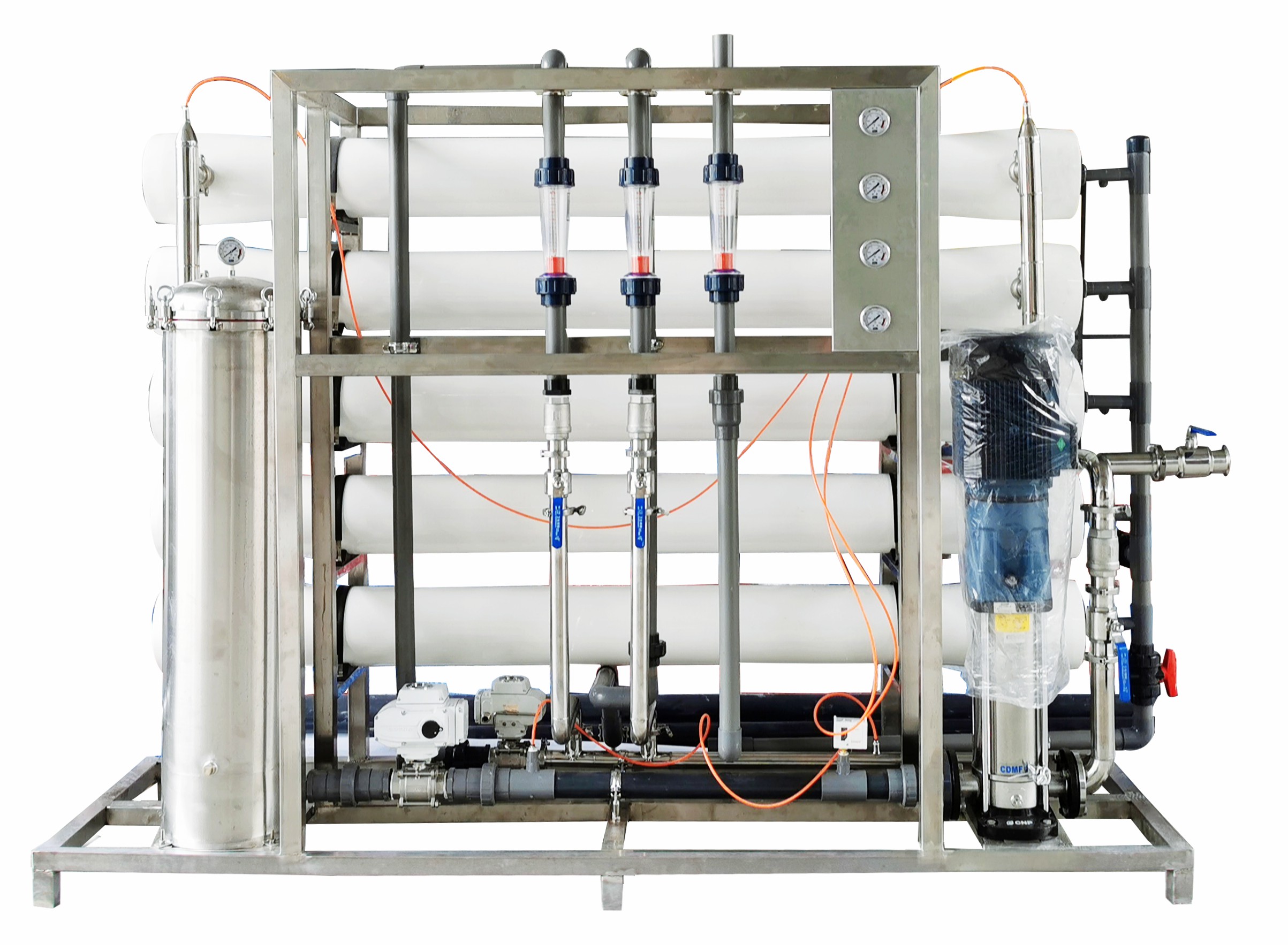 Reverse osmosis (RO) pure water treatment